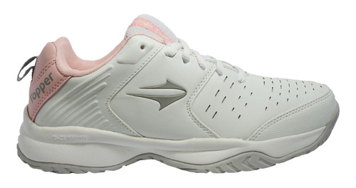 Zapatilla Topper Mujer Tenis Rod Original Bco/ros