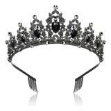 Diadema De Niñas Makone Corona De Reina Y Tiara Corona De Pr