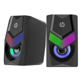 Parlantes Hp Dhe 6000 2.0 Pc Audio Notebook Led Rgb Usb 6w