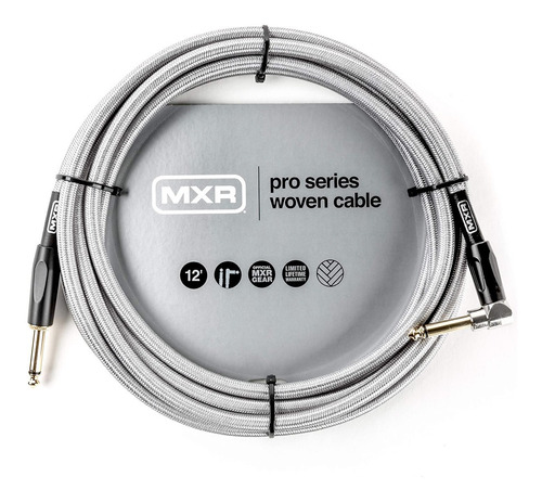 Cable Guitarra Mxr Dciw24r Silver Angulo 7,90 Mts Tela