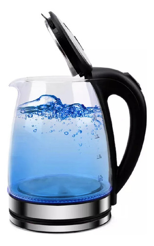 Tetera Electrica Cafetera De Vidrio Transparente 1.8l 