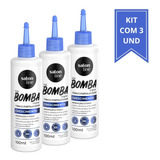 Kit 3 Tonico Fortalecedor Sos Bomba Crescimento Salon Line