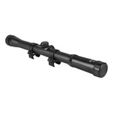 Luneta Fixxar 4x20 Suporte 11mm Mira Para Carabina E Airsoft