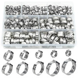 120pcs 1/4  1  Single Ear Hose Clamps Pex Cinch Clamps ...