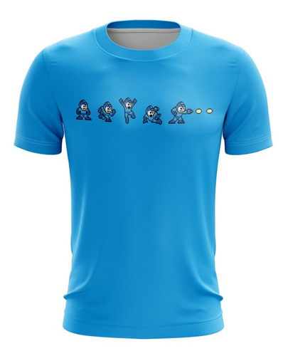 Playera Sublimada Megaman 8 Bit