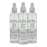 Vital Green Spray Desodorante Recargable Alumbre 150 G (3u)