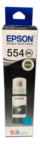 Botella Tinta Epson T554 Negro 554 T554120 C13t06x12a Origin