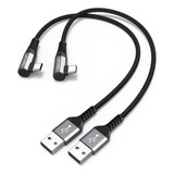 Cable Usb Tipo C Corto (paquete De 2, 1 Pie), Usb A A Usb C