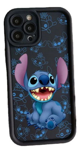 Funda Anime Stitch Para iPhone 15, 14, 13, 12, 11 Pro Max