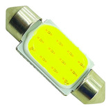 Led Tubular Cob Lampara Plano 31mm Blanco 12v Auto Camioneta