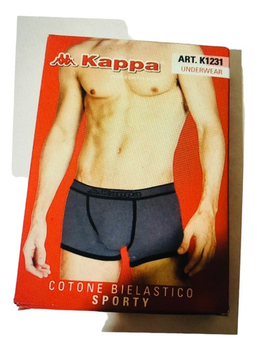 Slip Hombre Kappa Algodón Bielástico Calidad Italiana