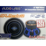 Subwoofer De 12 .  Splmonster12 .audio Labs. 1400w Rms.(1)pz