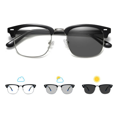 Lentes Fotocromáticos Para Computadora Anti Luz Azul Celular Color Negro Brillante | MercadoLibre