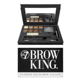 W7 Brow King Ultimate Kit De Cejas - Paleta De Forma, Defini