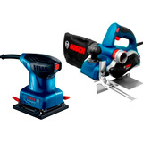 Cepillo Madera 700w+lijadora Roto Orbital Bosch