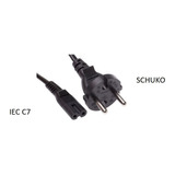 Powercord Interlock Iec C7 A Schuko 2 Polos