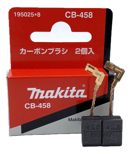 Carbones Escobillas Makita Cb-458 Ga4030 Ga4534 Hr1840 M9507