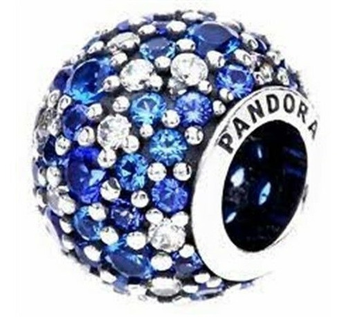 Pandora Dije 791261nsbmx Sky Mosaic Pavé Mixed Blue Charm