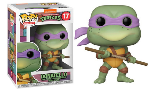 Funko Pop Donatello 17 Tortugas Ninja Turtle Retro Donatelo 