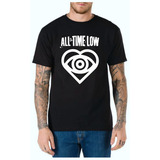 Remera All Time Low Corazon - Logo - Rock - Full Vinil