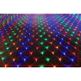 Red Cortina Lluvia Multicolor 160 Luces Led 2x1.5m 8 Efectos