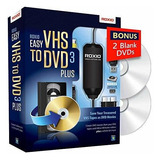 Fácil Vhs Dvd 3 Plus  Convertidor De Video Vhs  Hi8  V...