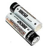 2 Pilas Bateria Recargable 18650 De 4800 Mah Ion Litio