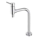 Torneira Misturador Monocomando Para Cozinha De Mesa Docol Lóggica Coldstart 00578106 Cromado