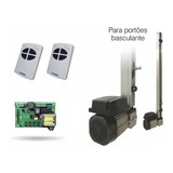 Kit Motor Portão Basculante Calha 1,50 Mts Agl - 1/4hp Agl Cor Aluminio Frequência 433 Tamanho Da Engrenagem Z18 220v