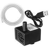 Bomba De Agua Sumergible Usb De 5v Dc Tubería Fuente D...