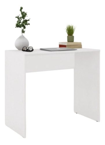 Mesa Escrivaninha P/ Quarto E Escritório Branco Sem Gaveta 