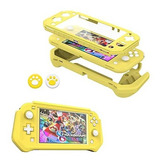 Protector Para Nintendo Switch Lite Y Para Pantalla Amarillo