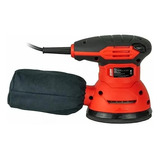 Lijadora  Profesional  Roto Orbital Omaha Lro5-300 Con Sistema Velcro  Roja Y Negra 50hz 300w 230v