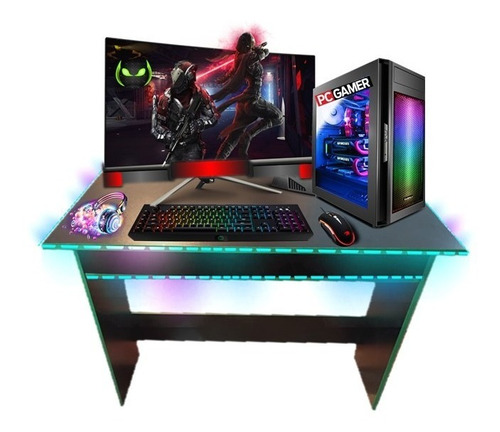 Escritorio Gamer  100cm. Envio Armado Gratis Solo Stg 1dia