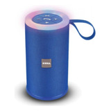 Parlante Bluetooth Soul Xs400 Party Round Color Azul