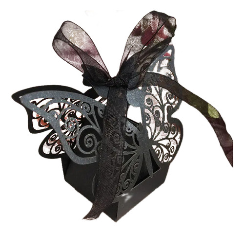 Caja De Caramelos Con Forma De Mariposa, 50 Unidades, Decora