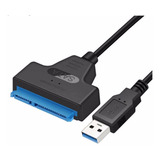 Convertidor/adaptador Usb 3.0 A Sata 22pin Led Indicador