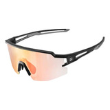 Gafas Ciclismo Uv400 Lentes Fotocromaticos Rockbros Deportiv Color De La Lente Naranja Claro Color Del Armazón Negro