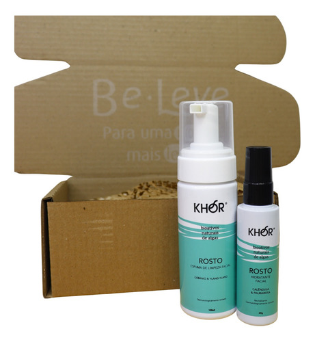 Kit Espuma De Limpeza E Hidratante Facial  Khor