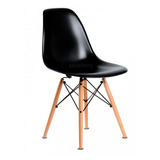 Silla Eames Dsw Blanca Patas De Madera - Garantia Oferta