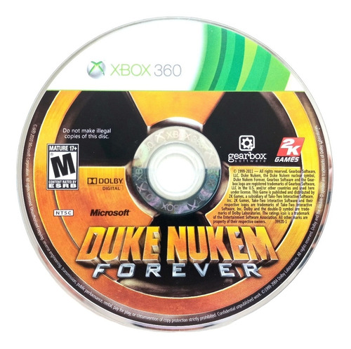 Duke Nukem Forever Xbox 360 (solo Disco)