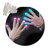 Guantes Luz Led X 1 Par Luminoso Cotillon Carioca