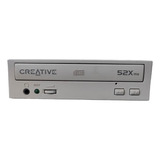 Drive Cd-rom Creative 24x 52x Ide Pc Antigo Coleção Defeito