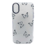 Capa Capinha Compatível iPhone X/xs Estampa De Borboleta