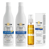 Yellow Shampoo Acondicionador Y Aceite Curls Cabello Rizado