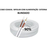 200m Cabo Coaxial Cftv E Utp-5, Fonte 5 A, Bnc E P4 S2pb12f5