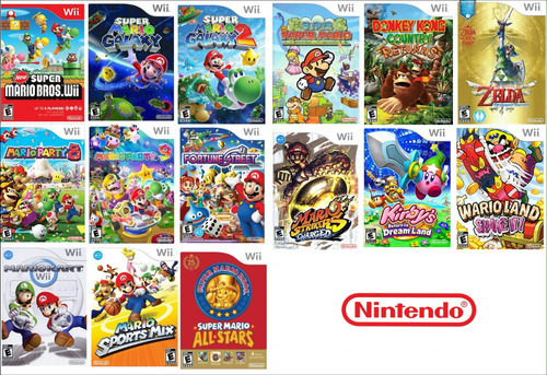 Juegos Wii Mario Pack 15