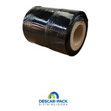 Film Stretch Negro Rollo De 10 Cm X10 Unid 