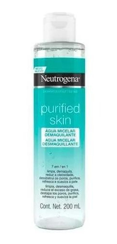 Água Micelar Neutrogena Purified Skin Demaquilante 200ml