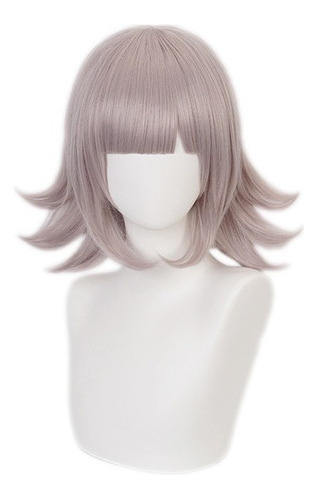 Nanami Chiaki Danganronpa 2 Peluca De Cosplay De Color Puro